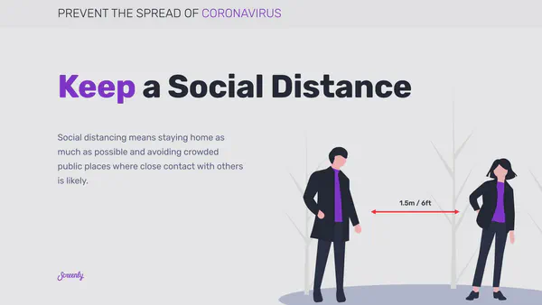 A health and safety precaution graphic to help keep employees and customers safe.