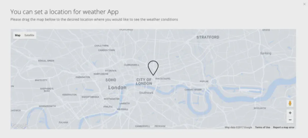 Sometimes it is useful to override the geographical location for apps