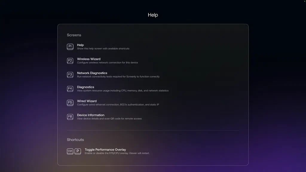 the keyboard hint screenshot