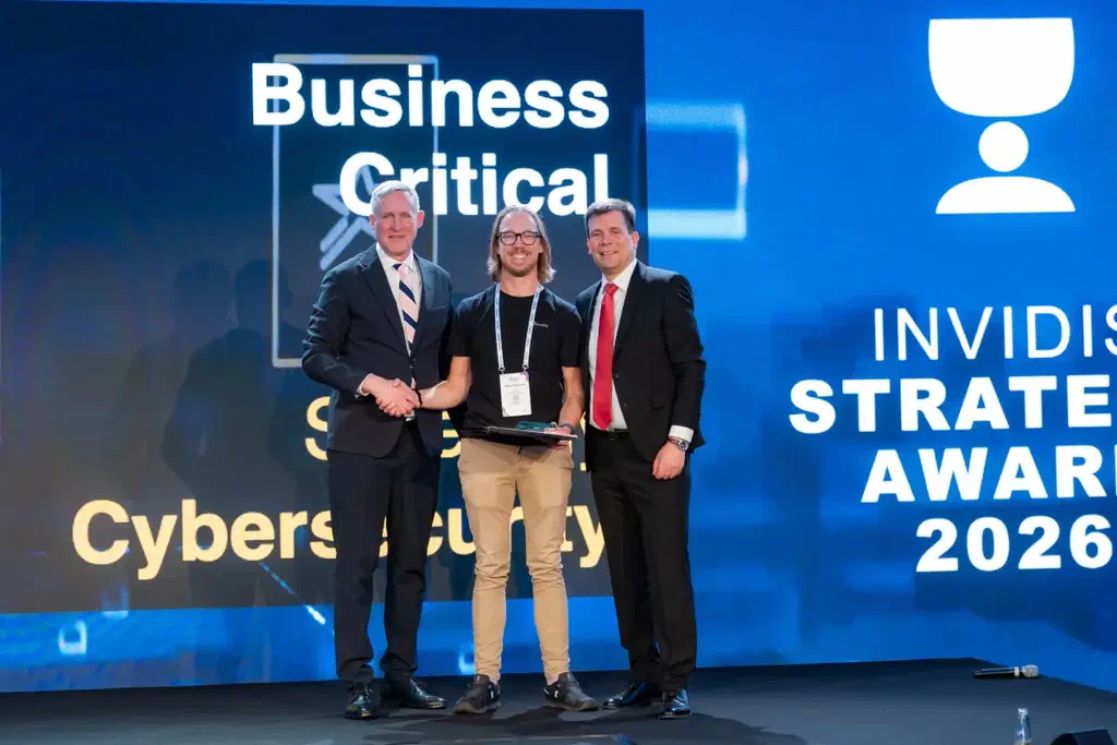# Screenly wins the invidis Strategy Business Critical Award Image