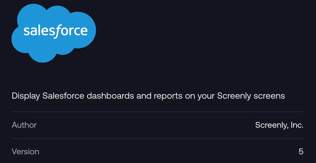 Salesforce Dashboards and Reports Apps