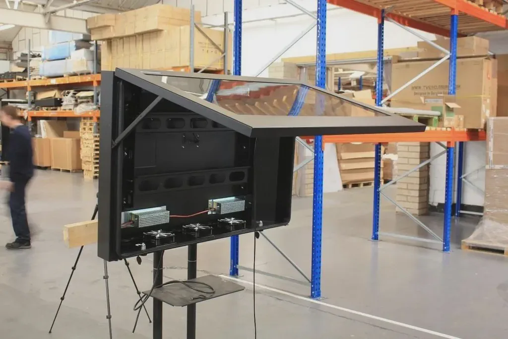 A slimline enclosure unit.