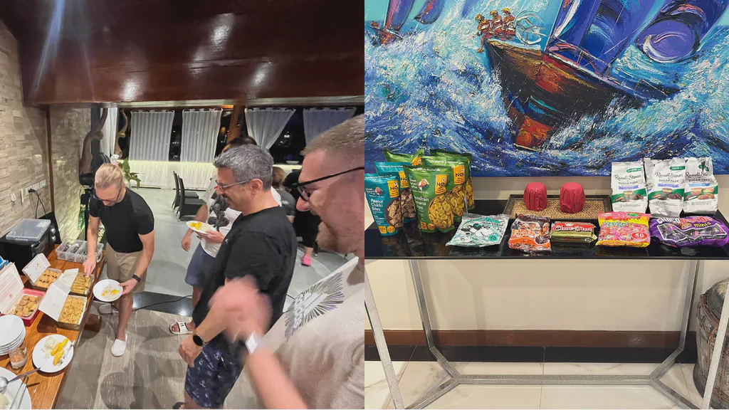 Cultural exchange: Bringing snacks from each other’s homeland