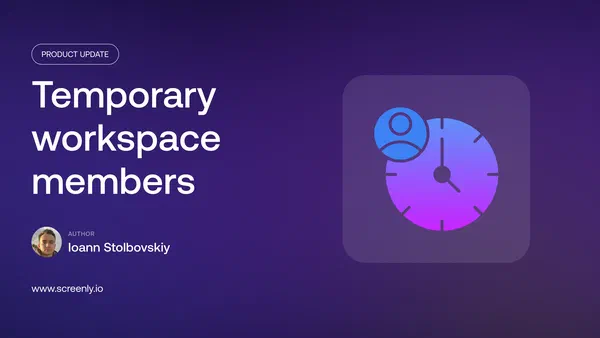 Active until date field in Screenly workspace member settings