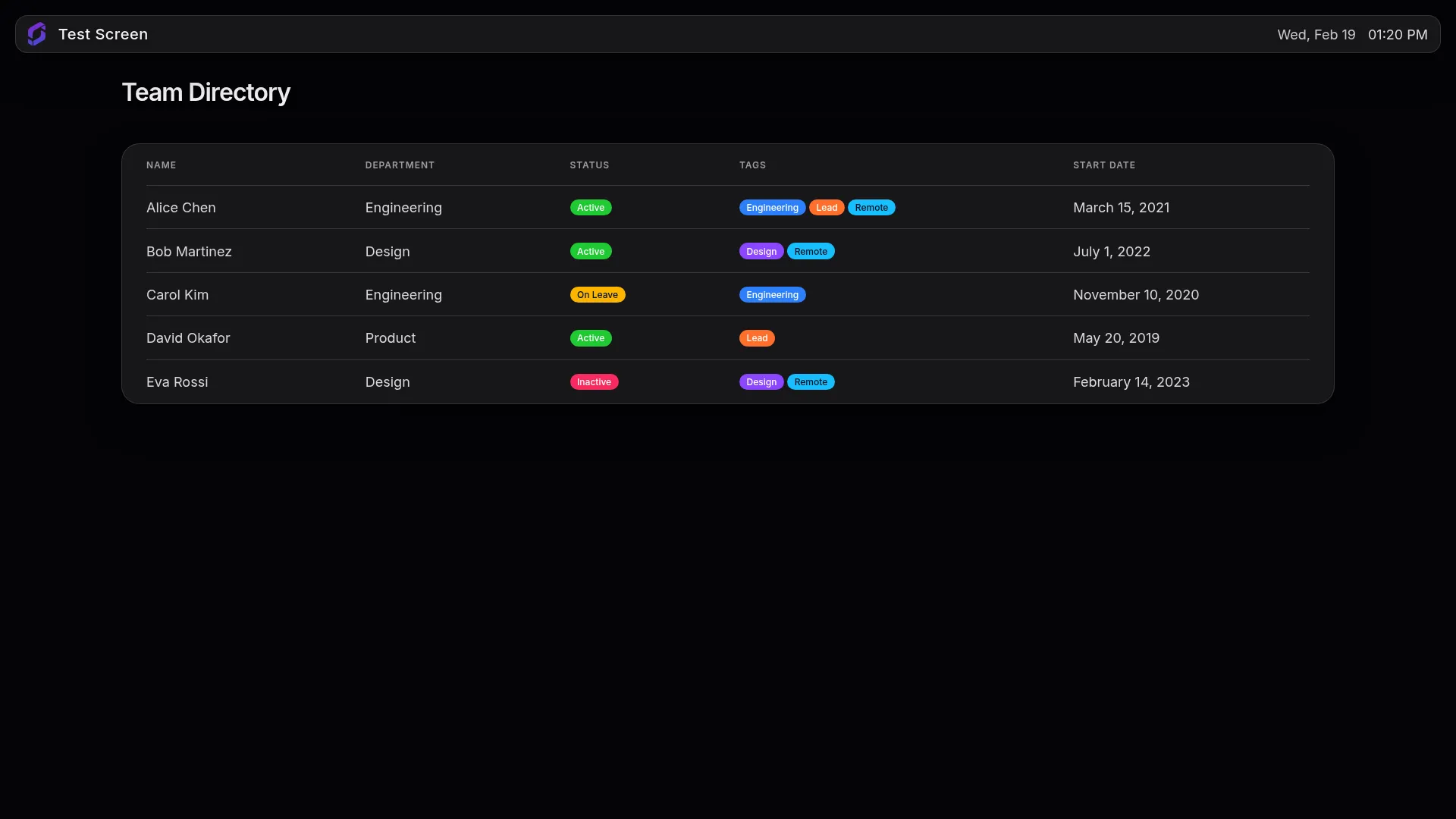 Airtable Dashboard Landscape screenshot 1