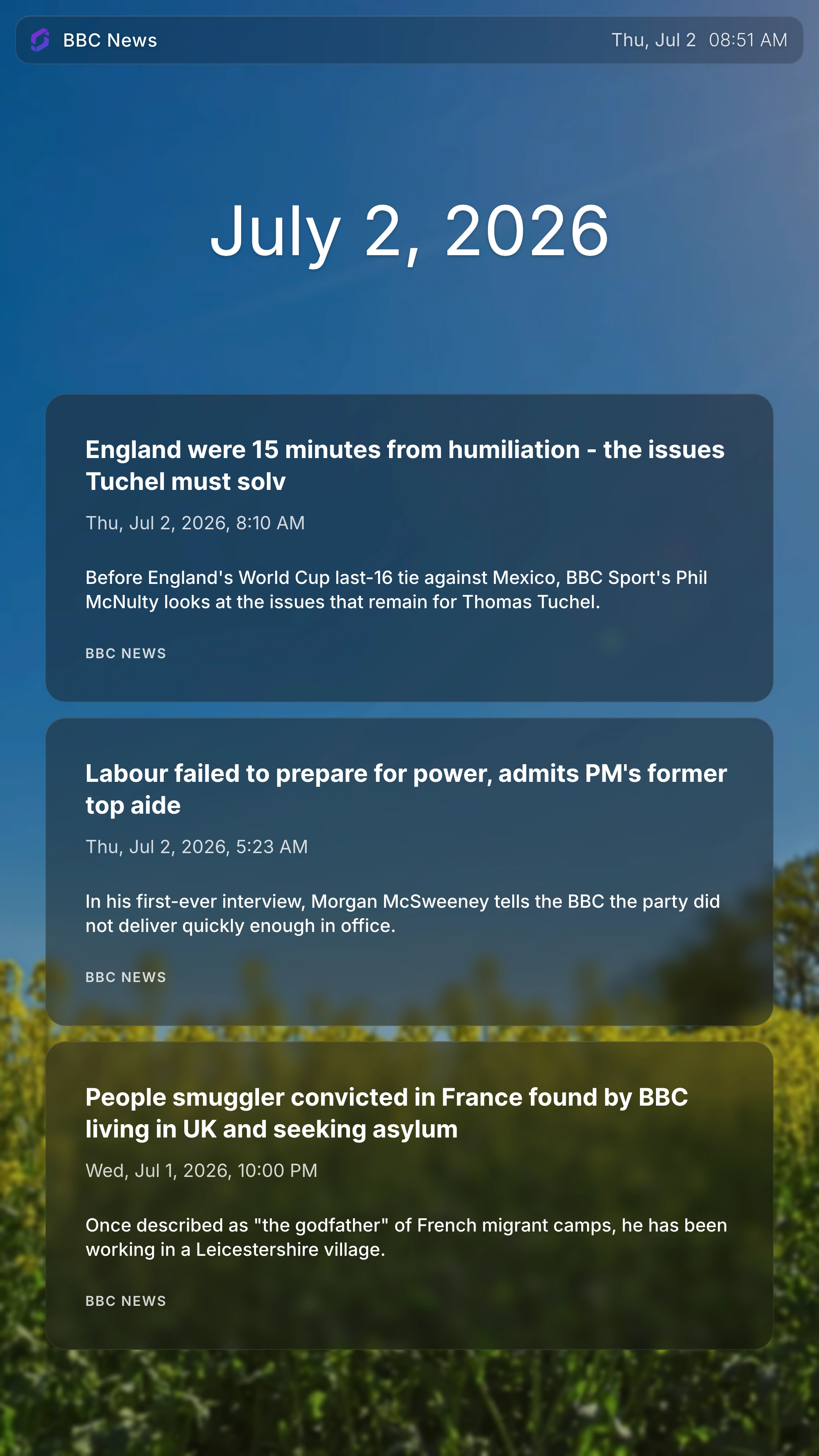 BBC News Portrait screenshot 1