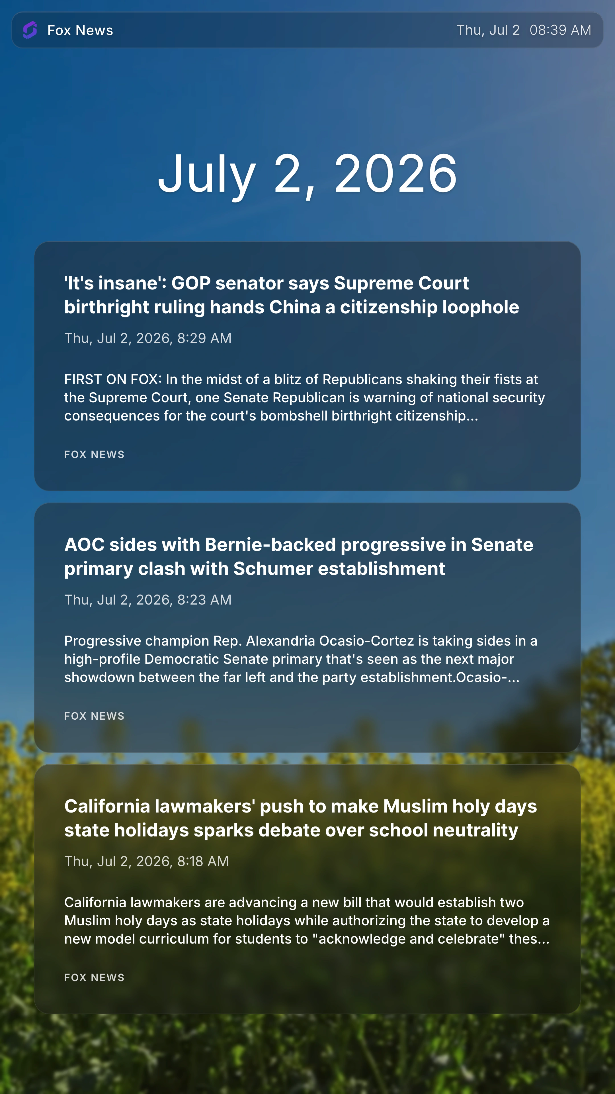 Fox News Portrait screenshot 1