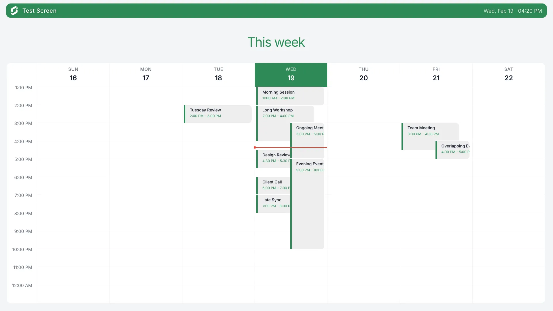 Outlook Calendar Landscape screenshot 2