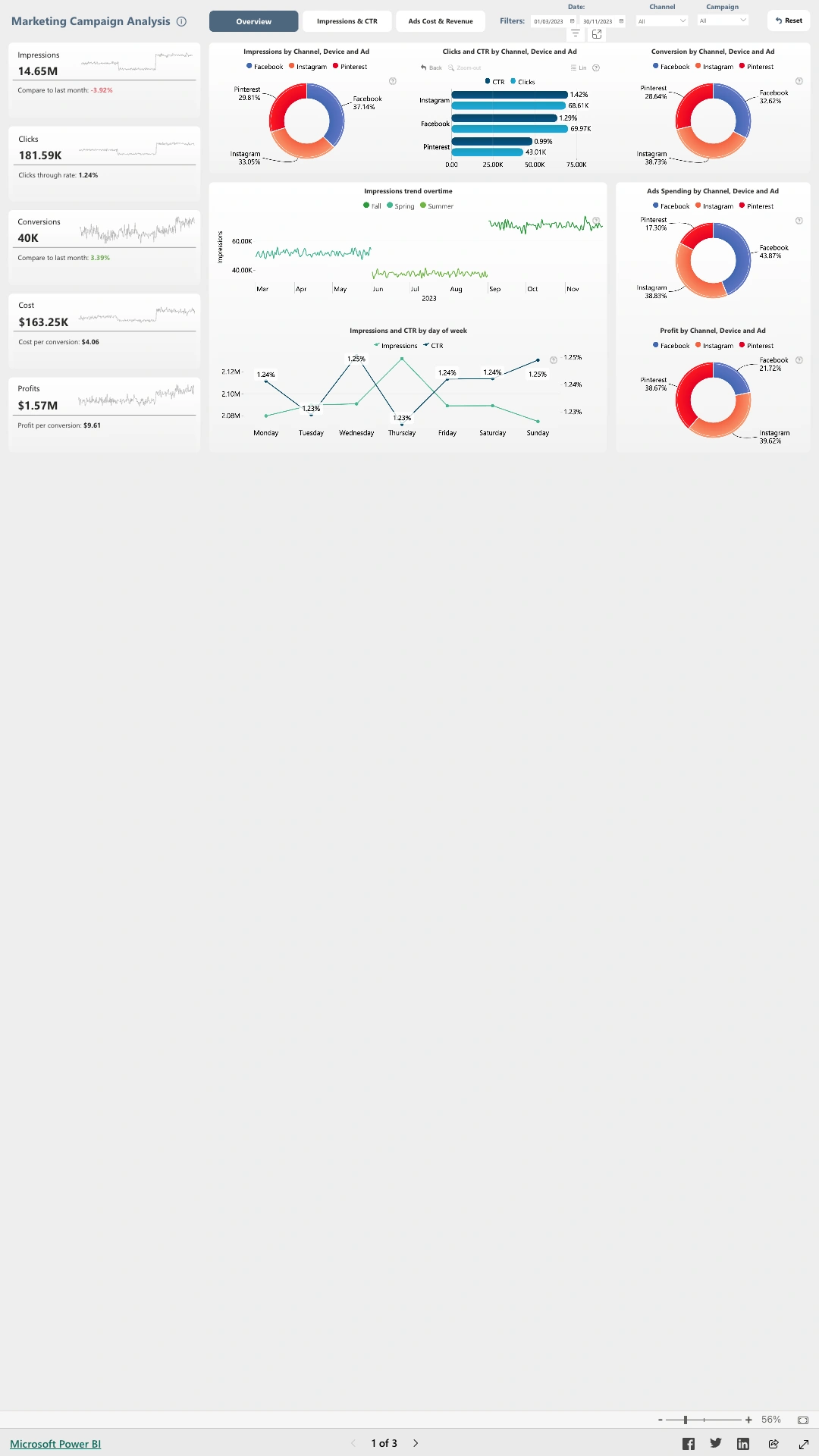 Power BI Portrait screenshot 1