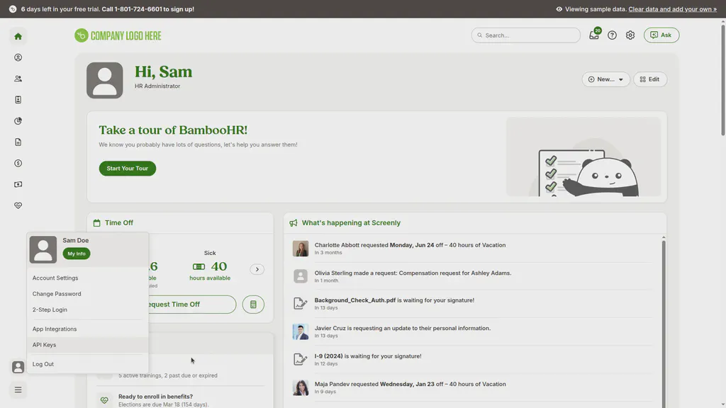 Bamboo HR App