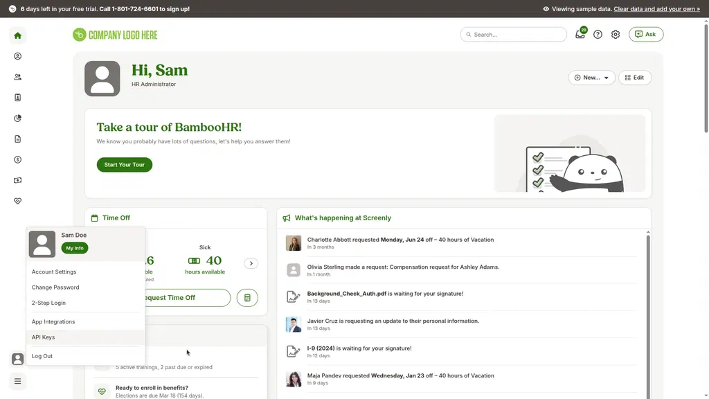 Bamboo HR App