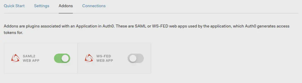 Auth0 SAML setup step 3.