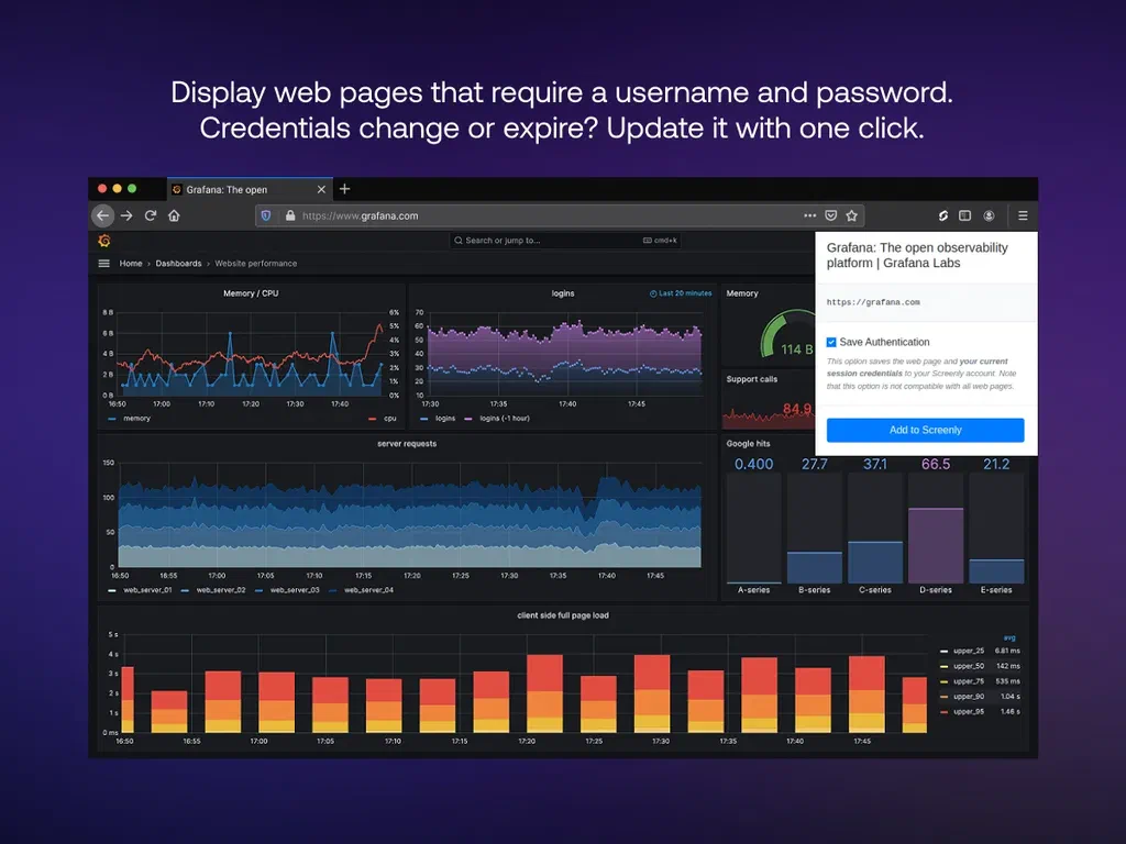 An image showing the browser extension add asset page