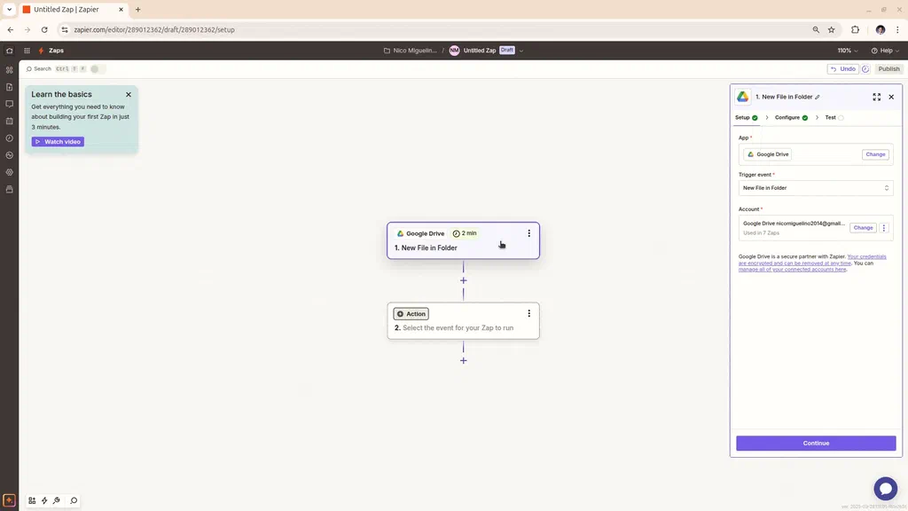 How to create a multi-step Zap