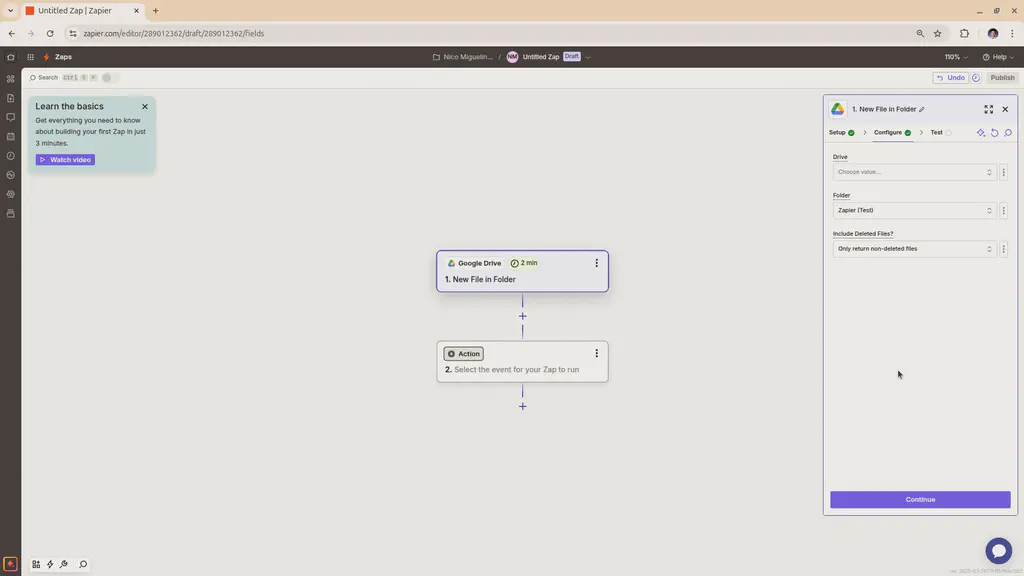 How to create a multi-step Zap