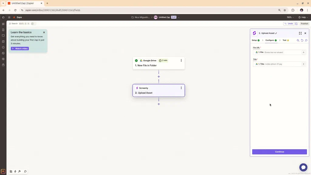 How to create a multi-step Zap