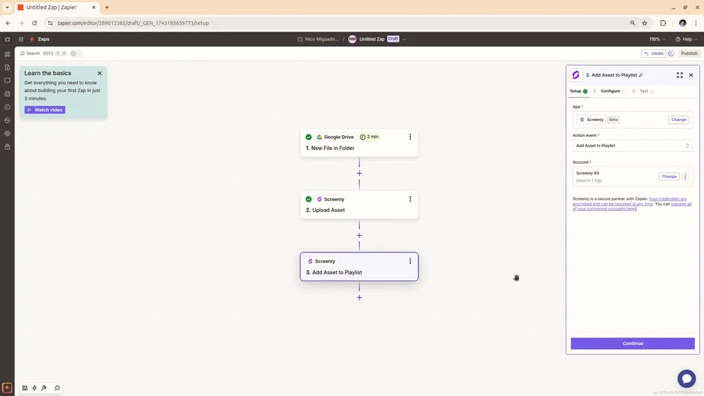 How to create a multi-step Zap