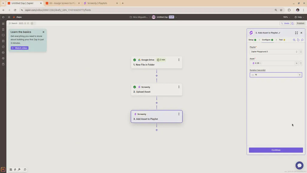 How to create a multi-step Zap