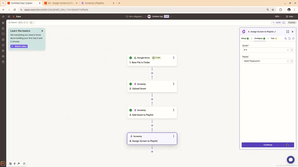 How to create a multi-step Zap