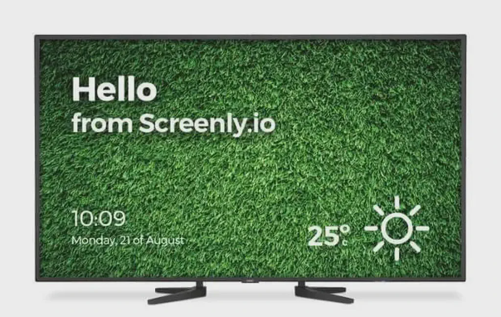 Setup NEC screens with Screenly.