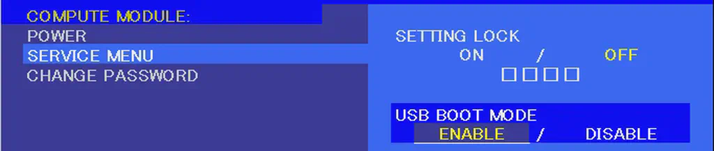 Setup NEC screens with Screenly.