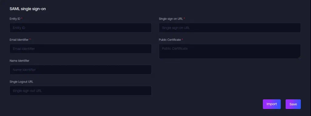 Okta SAML setup step 8.