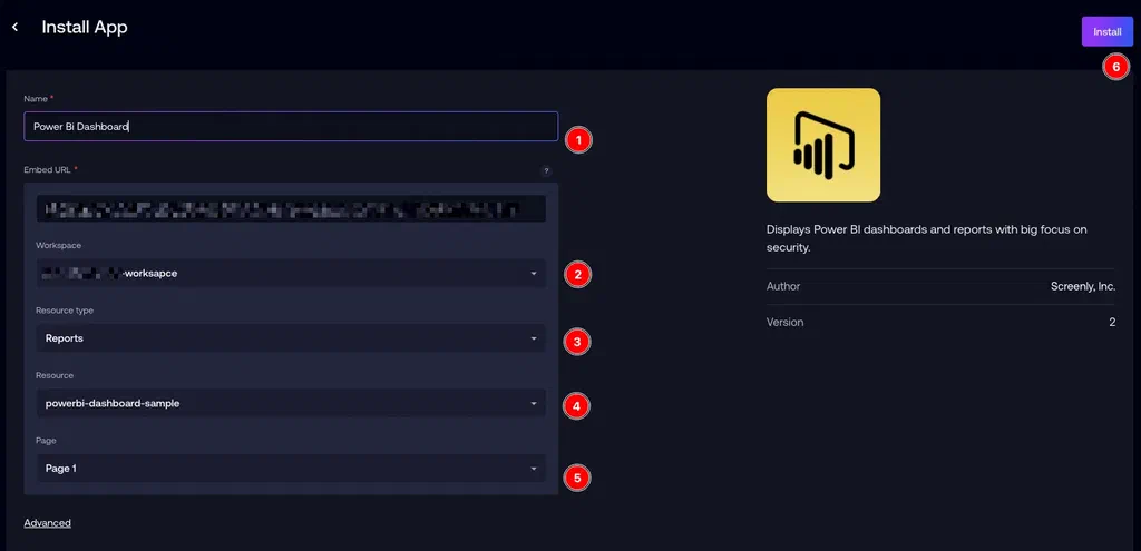 A data dashboard from Power BI.